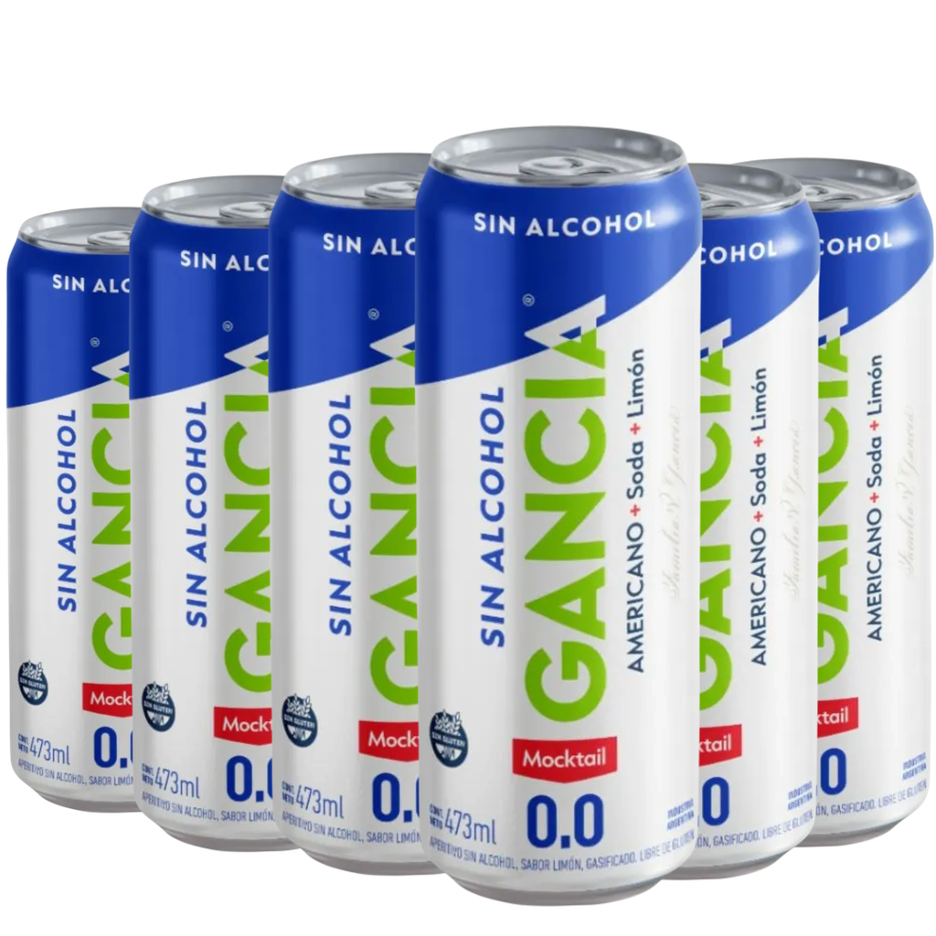 GANCIA LATA SIX PACK (SIN ALCOHOL)
