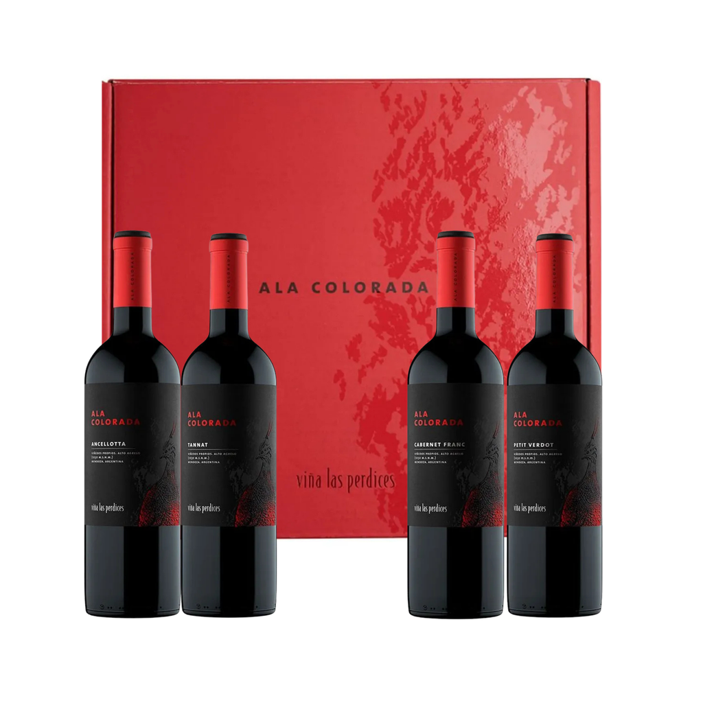 ESTUCHE ALA COLORADA (LAS PERDICES) X4 UNIDADES 750ML