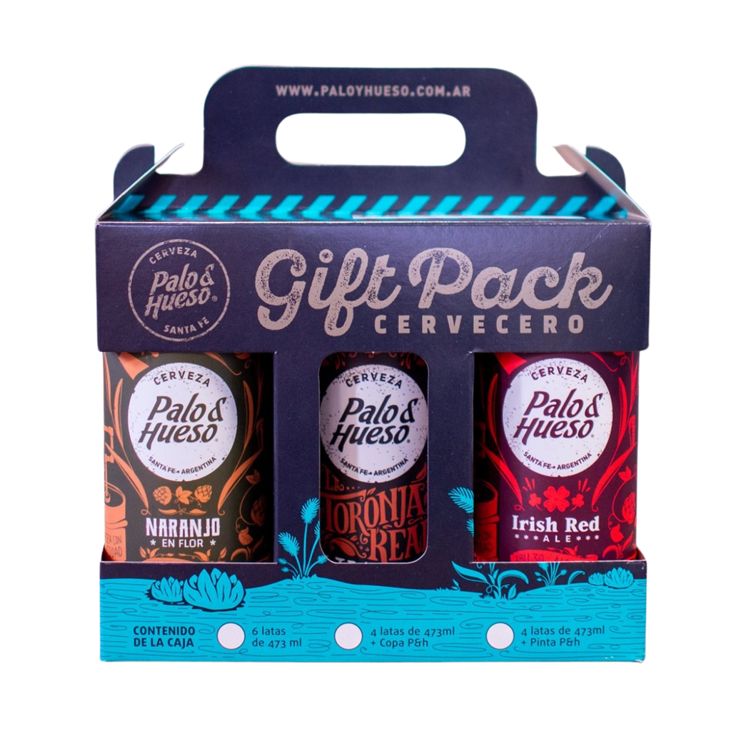 ESTUCHE CERVEZA PALO & HUESO LATAS X6 SURTIDAS