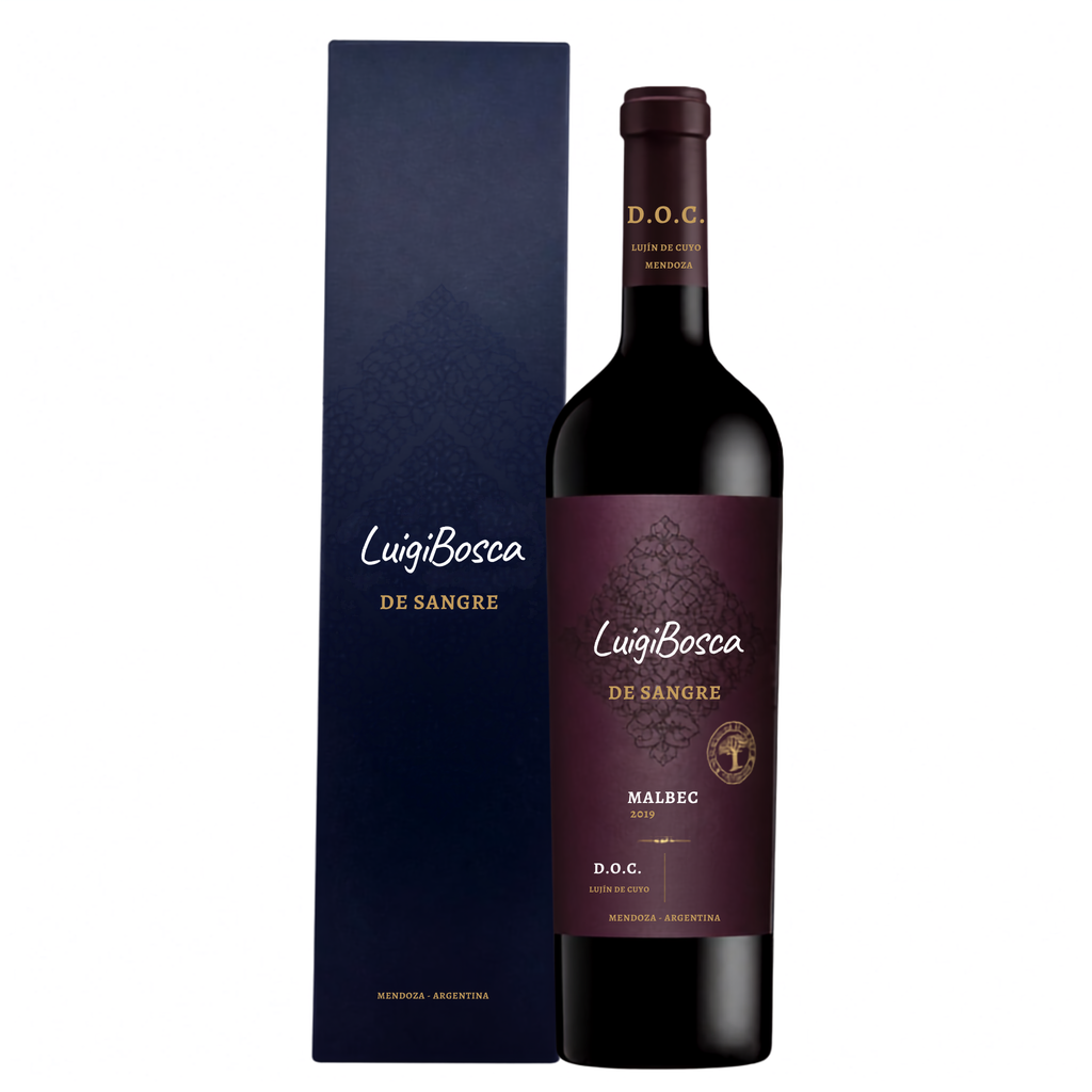 ESTUCHE LUIGI BOSCA DE SANGRE MALBEC 750ML 