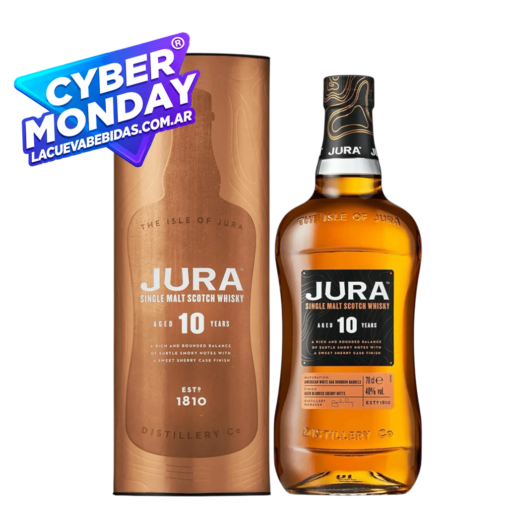 WHISKY JURA 10 AÑOS 700Cc CYBERMONDAY