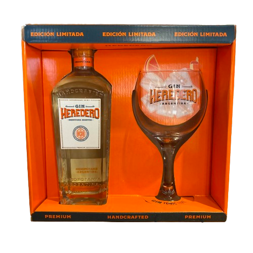[3458] ESTUCHE GIN HEREDERO CON COPA