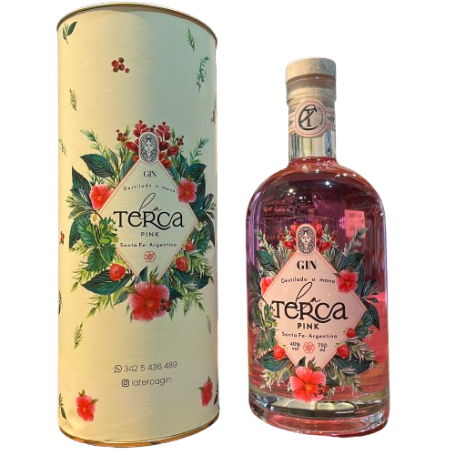 [93877] ESTUCHE LA TERCA PINK 750ML