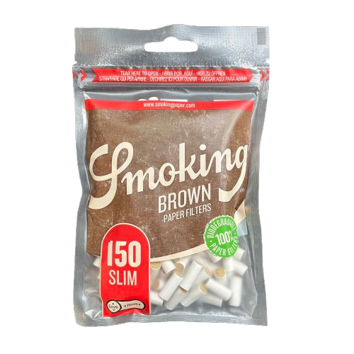 [94286] FILTRO SMOKING X 150 SLIM (BROWN)
