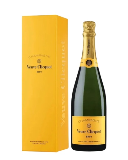 ESTUCHE VEUVE CLICQUOT BRUT CHAMPAGNE 750ML