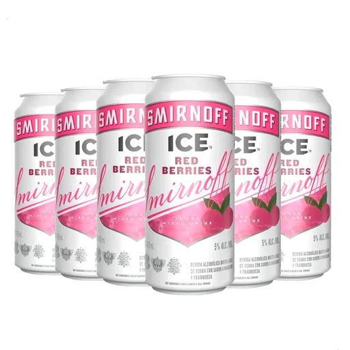 LATA X6 SMIRNOFF RED BERRIES 473CC