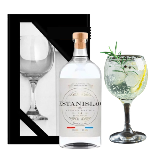 ESTUCHE GIN ESTANISLAO + COPA