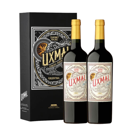 ESTUCHE UXMAL CABERNET-MALBEC X2