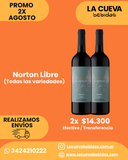 PROMO X2 NORTON LIBRE 