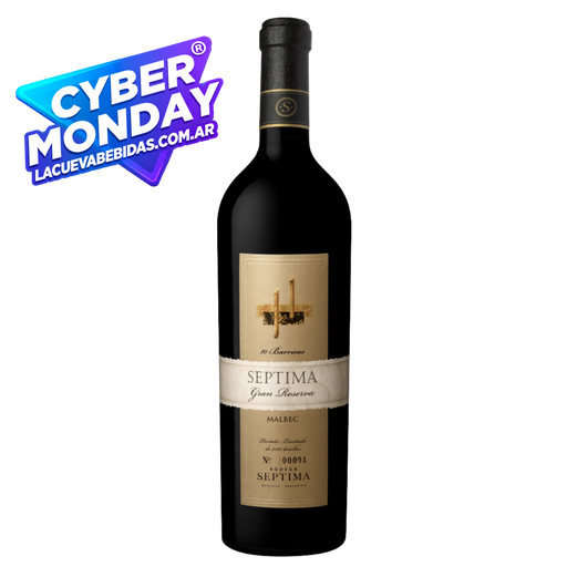 SEPTIMA GRAN RESERVA 10 BARRICAS MALBEC 750ML CYBERMONDAY